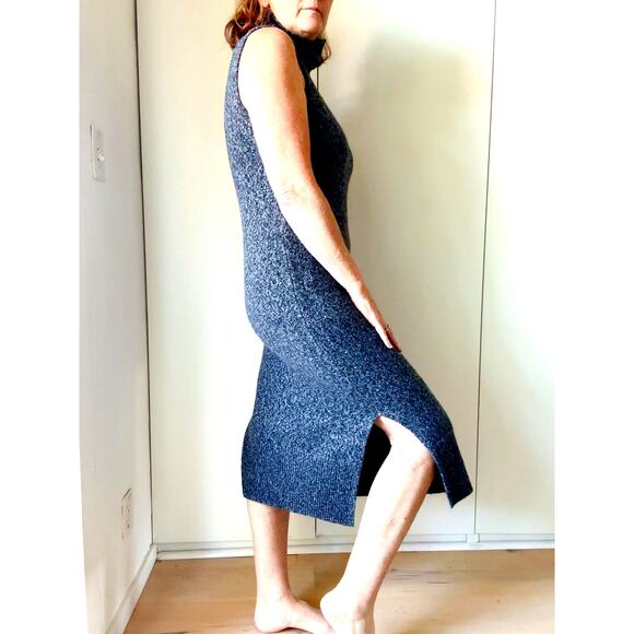 Rachel Rachel  Turtleneck sweater dress Size XS Midi Gray Fall Fashion Staple - Picture 8 of 9